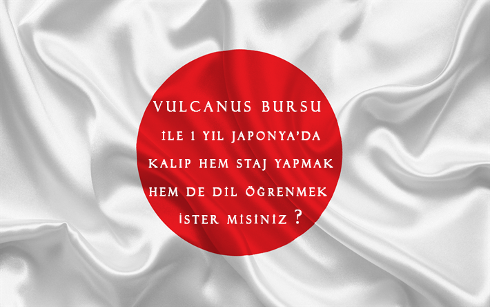 Japonya Vulcanus Bursu İle 1 Yıl Japonya'da Kalıp Hem Staj Yapmak Hem de Dil Öğrenmek İster Misiniz?